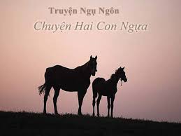 Đọc truyện ngụ ngôn - Chuyện hai con ngựa